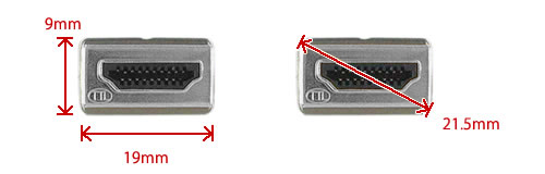 HDMI-DE-5M 正面図