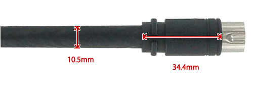HDMI-DE-5M 側面図